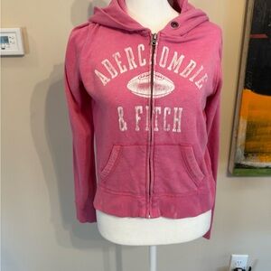 Abercrombie & Fitch Pink Hoodie Y2K Sz m